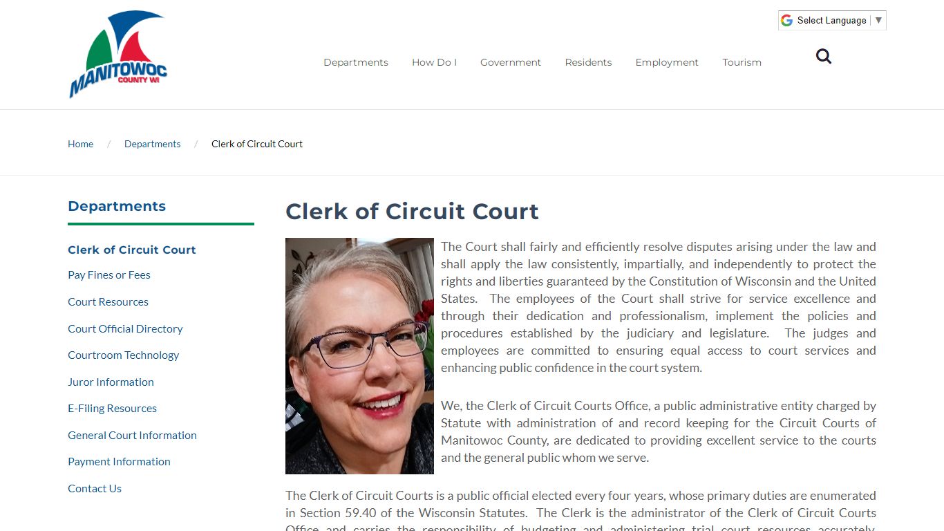 Clerk of Circuit Court - Manitowoc County