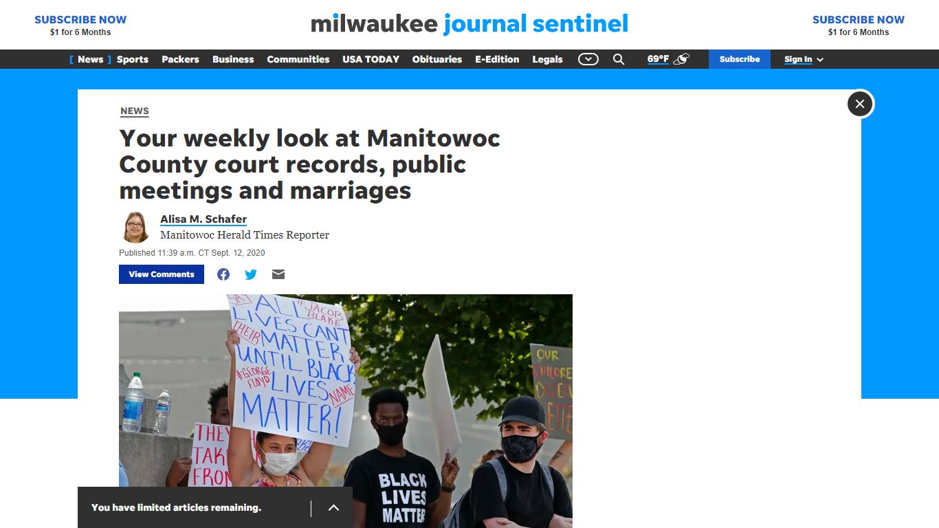 Manitowoc County court records, public meetings, marriages ...